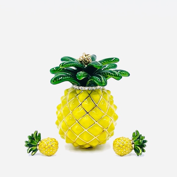 ‼️SOLD‼️ Kate Spade ‘Anyway You Slice It’ Pineapple Set - Picture 2 of 8